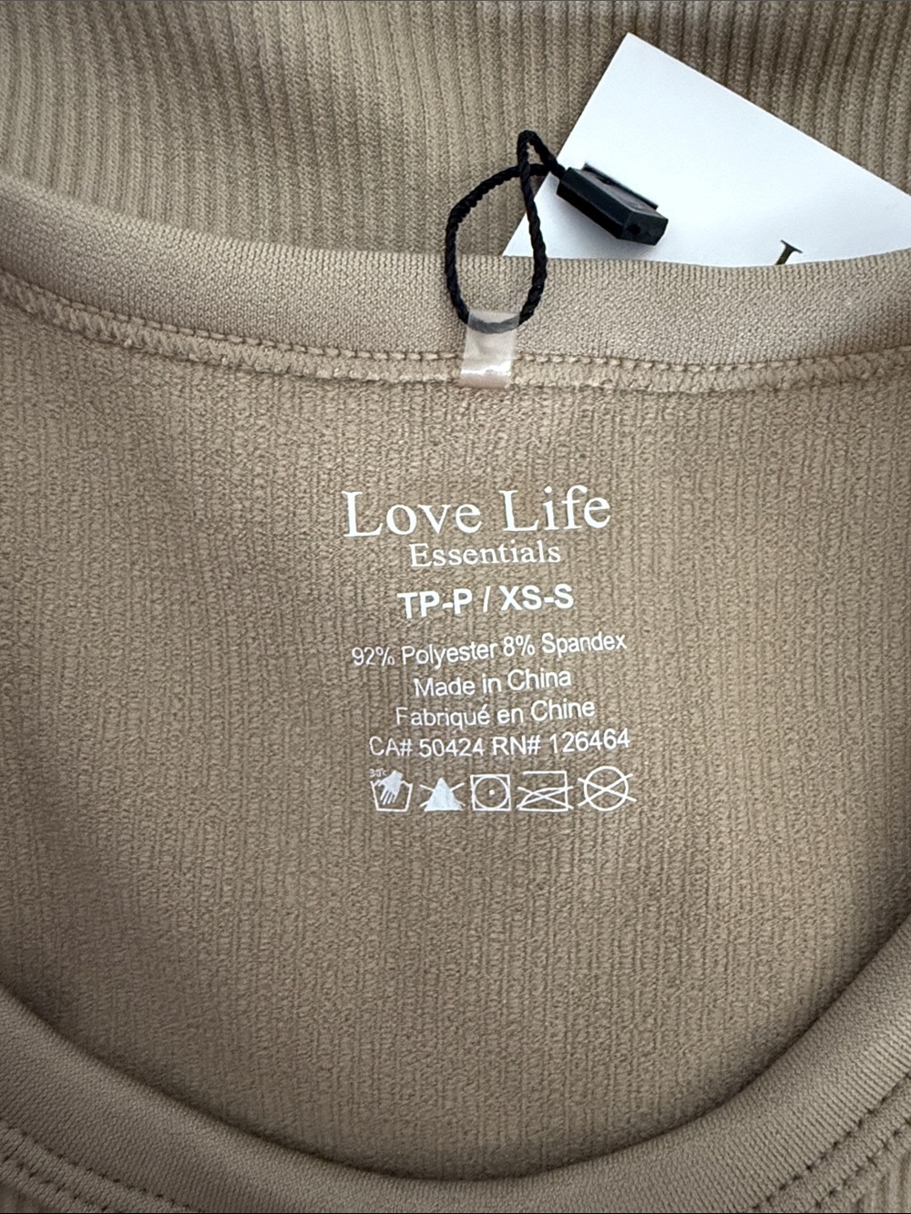 Love Life Essentials Ribbed
Tank Top - XS/S - Picture 4 of 4